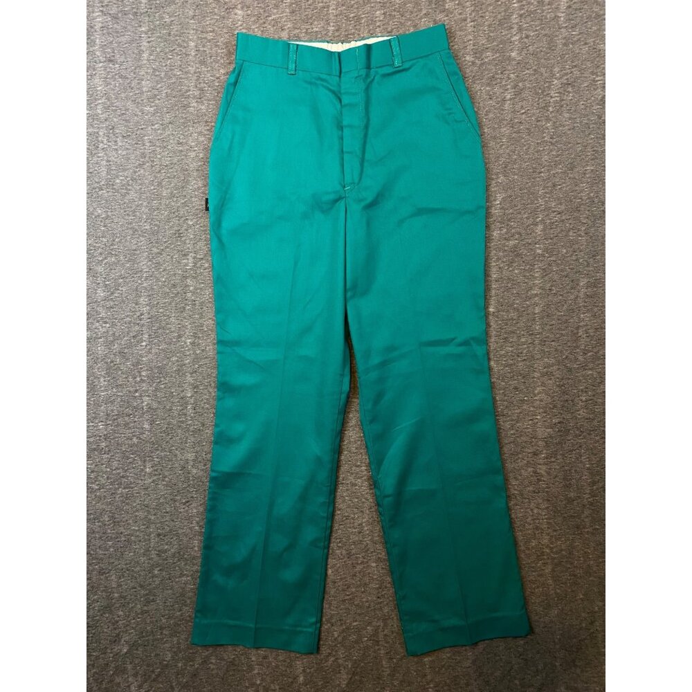 Vintage‎ 90's Chic By H.I.S. Womens Teal Dress Pants Size 10/11 Straight Leg New